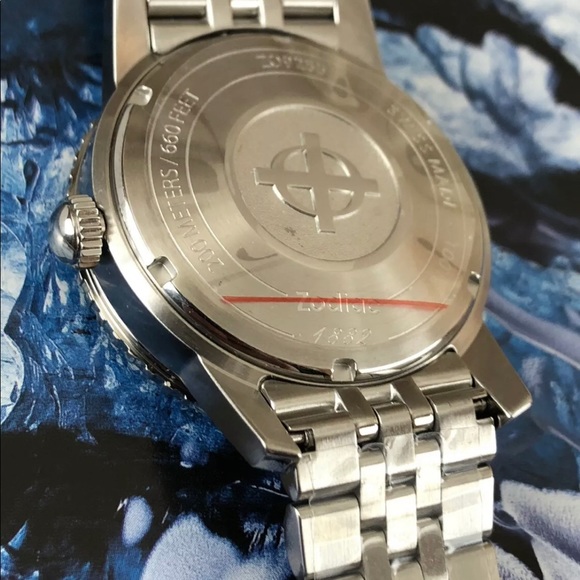 Zodiac Super Seawolf Compression Watch Silver Dial - Picture 7 of 15
